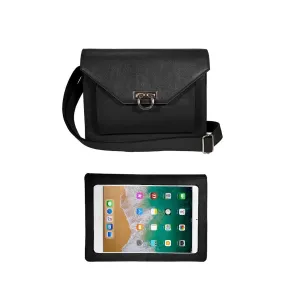 Save The Girls Messenger Bag RFID- Black