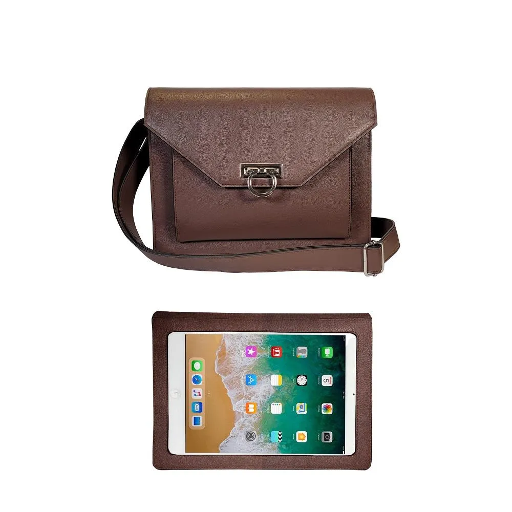 Save The Girls Messenger Bag RFID- Shady Umber