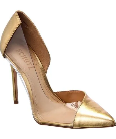 Schutz Cheslie Vinyl & Leather Pump