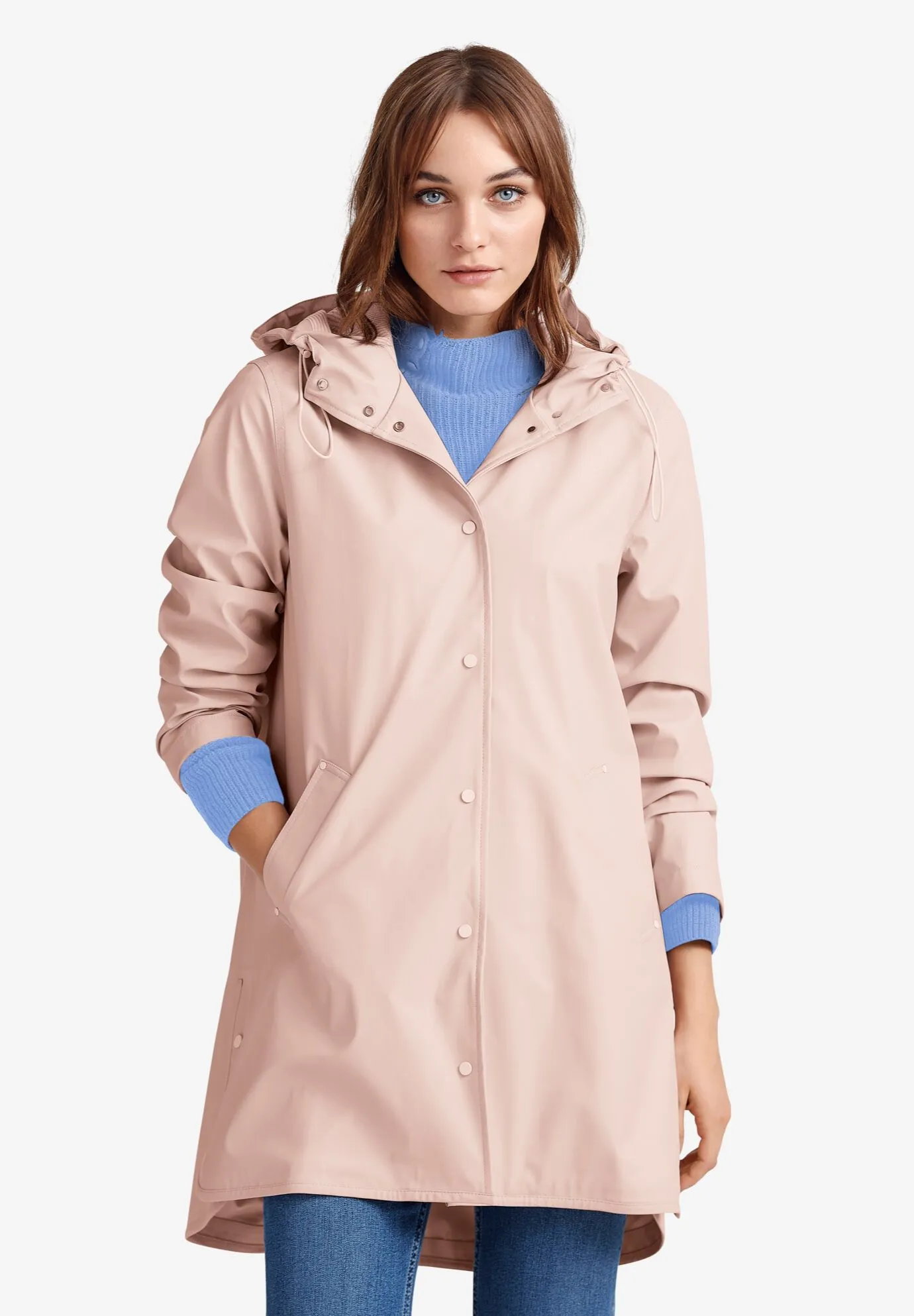 Snap-Front Raincoat