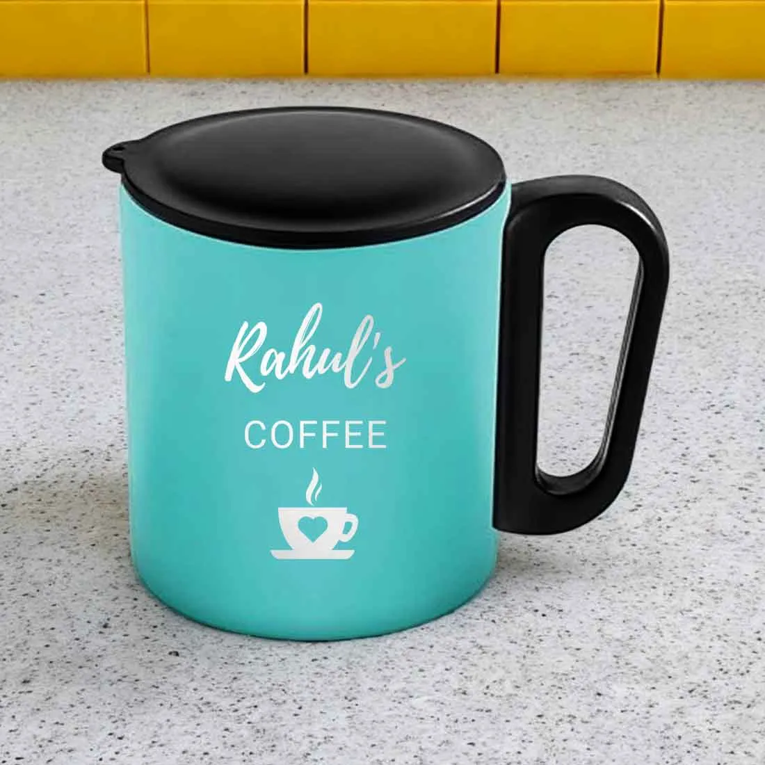 Stainless Steel Coffee Mug With Name - Custom Insulated Coffee Mug