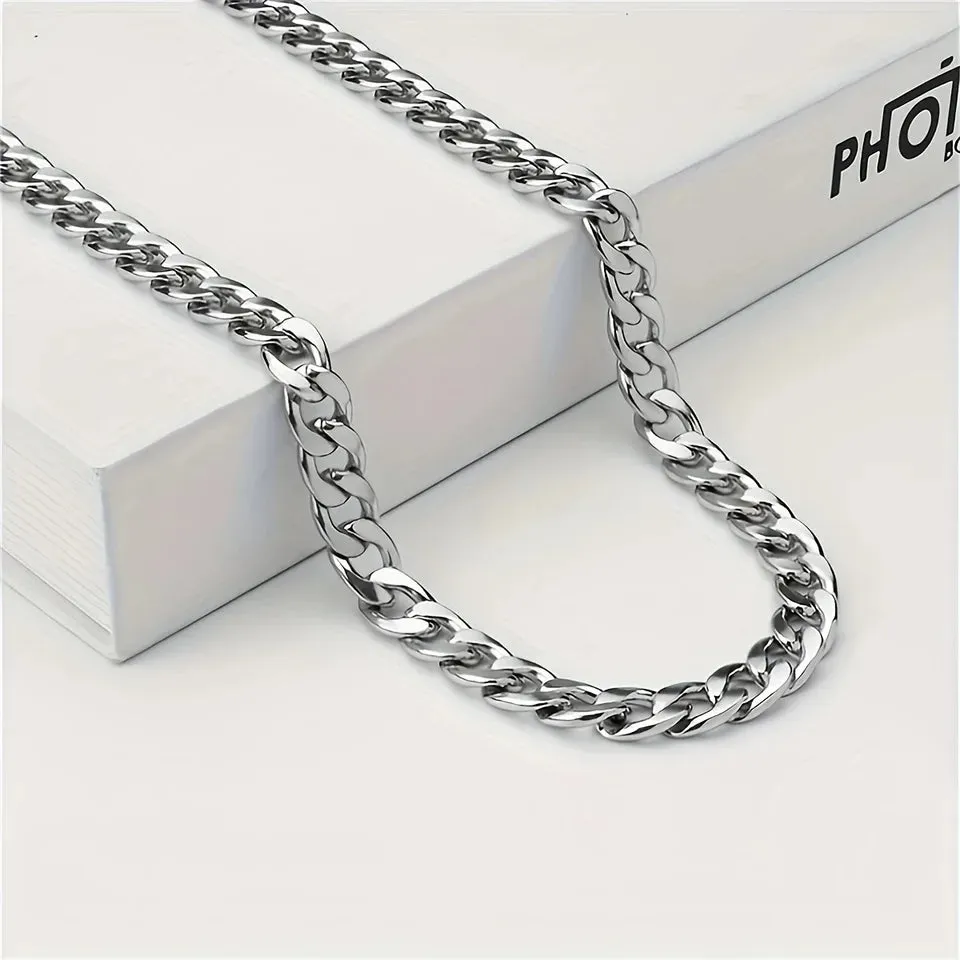 Stainless Steel Cuban Chain Necklace for Dad