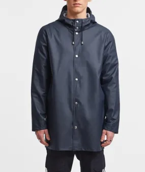 Stockholm Raincoat With Snaps - Navy