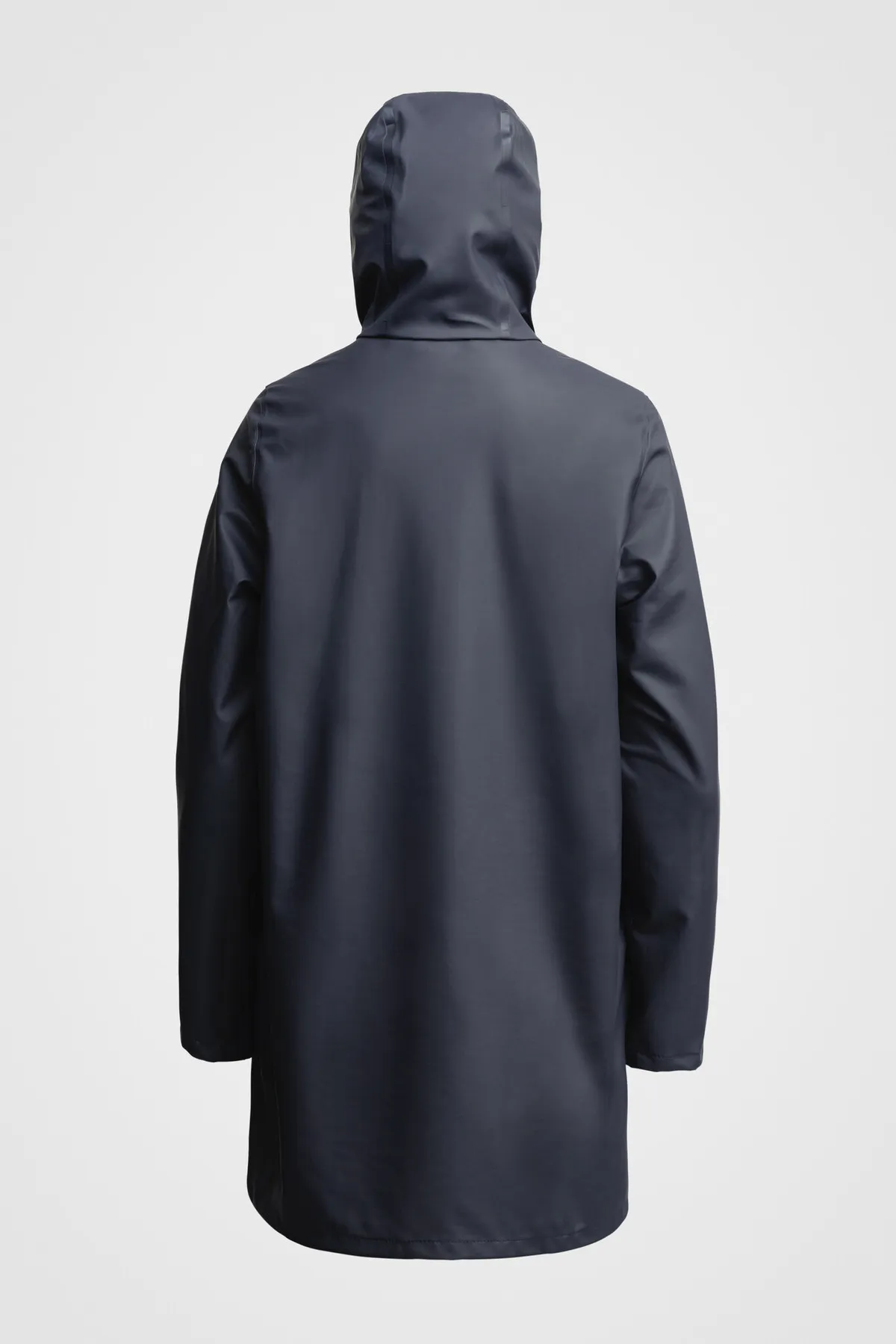 Stockholm Raincoat With Snaps - Navy