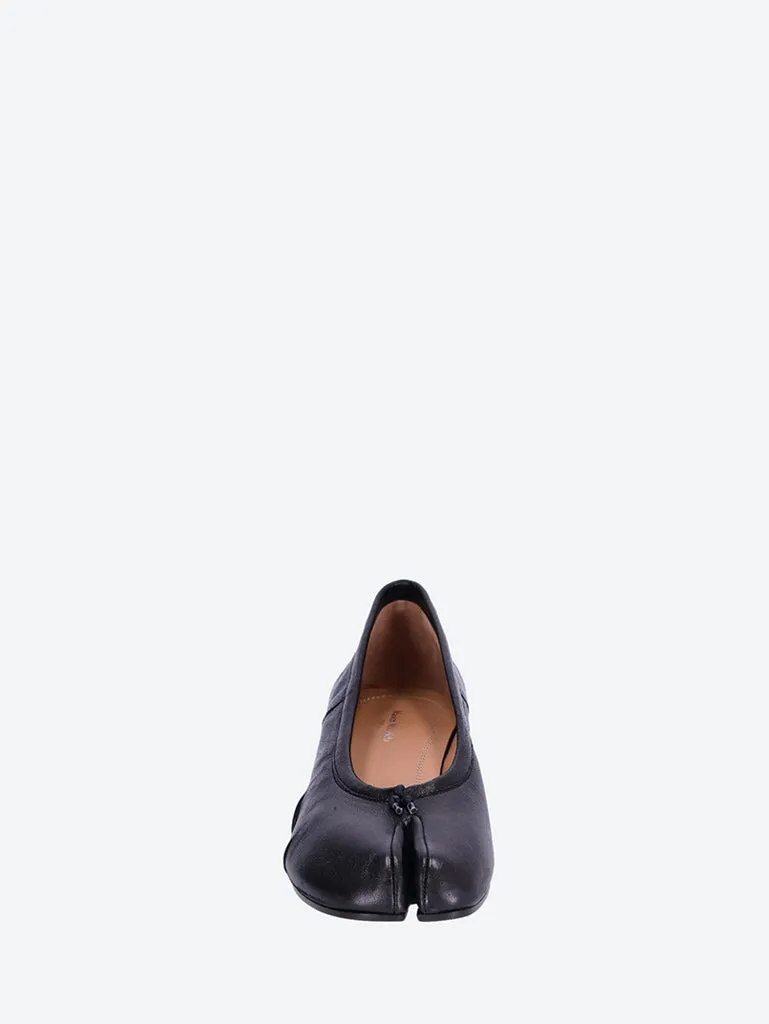 Tabi leather ballerinas