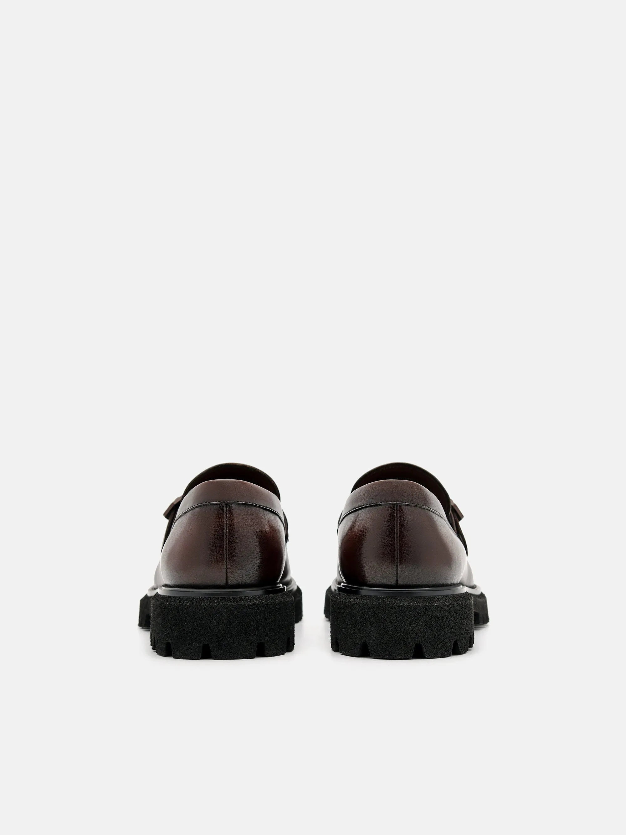 Taper Leather Loafers