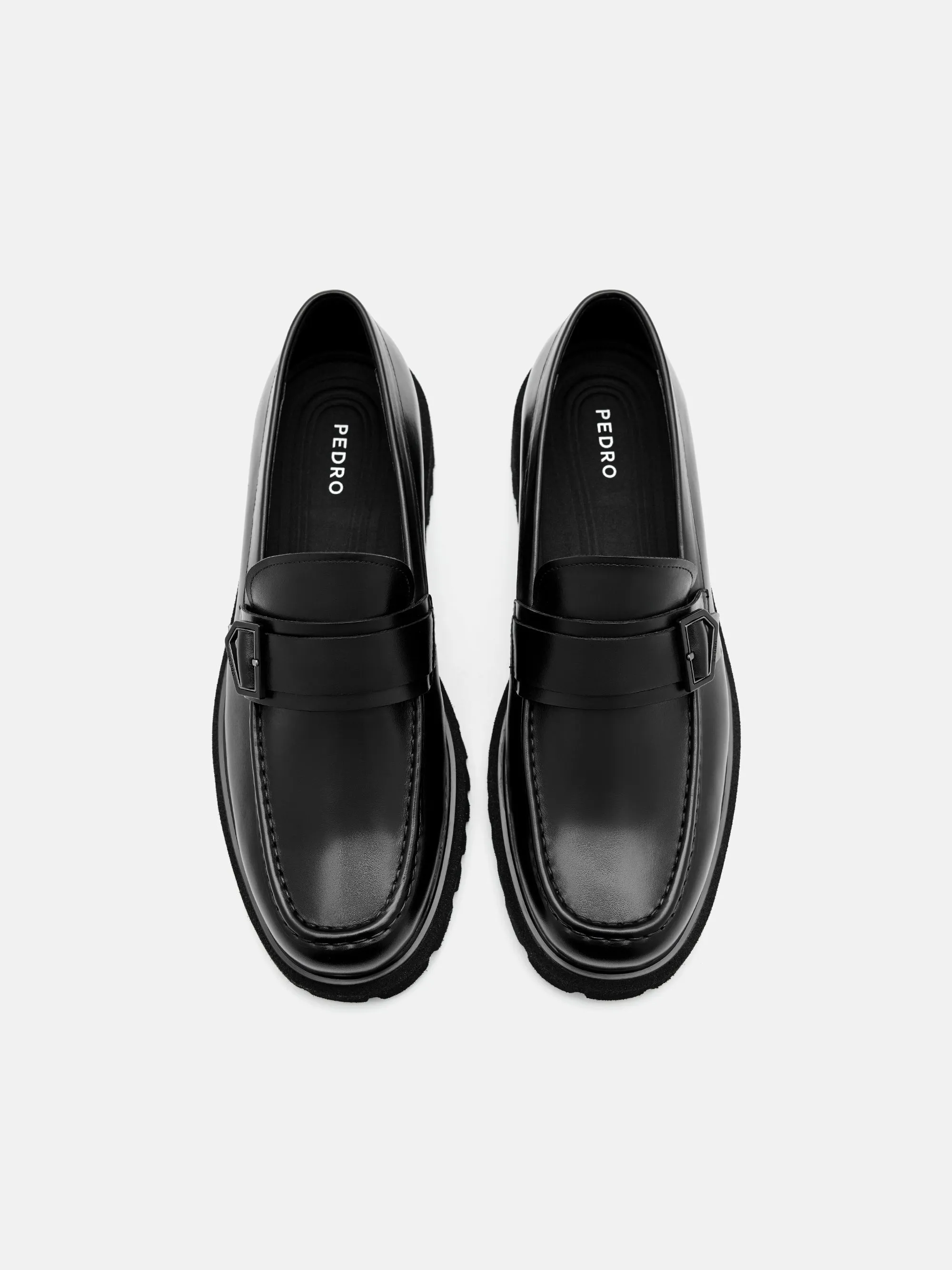 Taper Leather Loafers