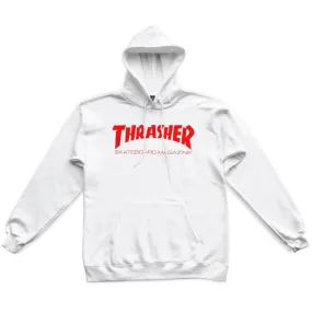 Thrasher Skate Mag Hooded Sweatshirt White & Red