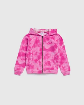 Toddler Girls Cotton Candy Sky Hooded Jacket