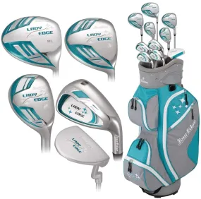 Tour Edge Lady Edge Complete Set Right Hand - Turquoise/White