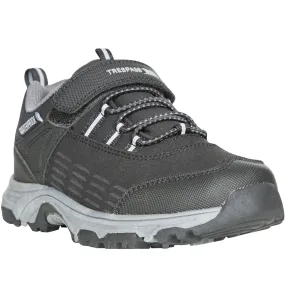 Trespass Kids Harrelson Waterproof Walking Shoes - Black