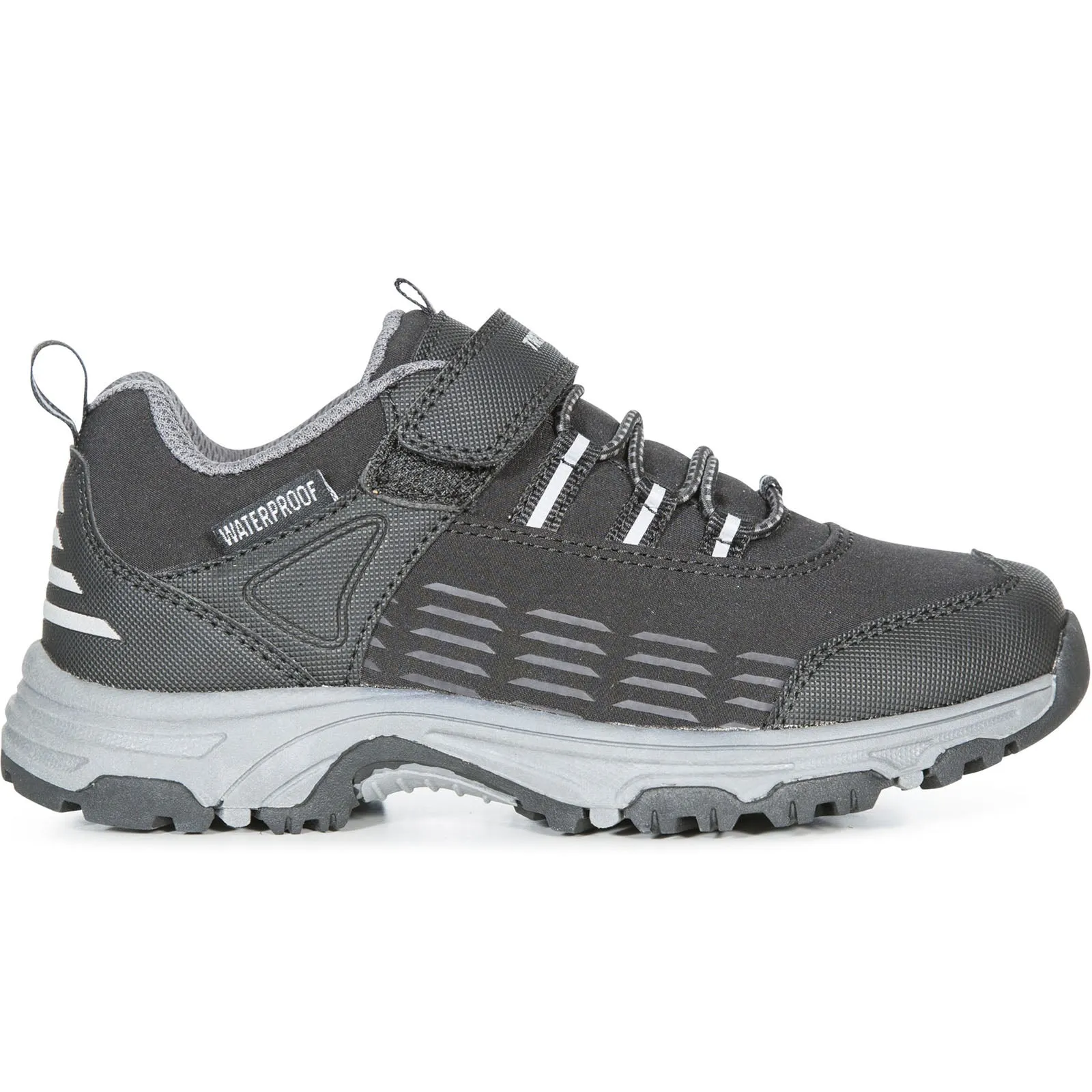 Trespass Kids Harrelson Waterproof Walking Shoes - Black