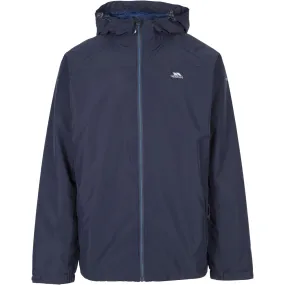 Trespass Mens Tarrant Tres-Tex Hooded Waterproof Walking Jacket - Navy