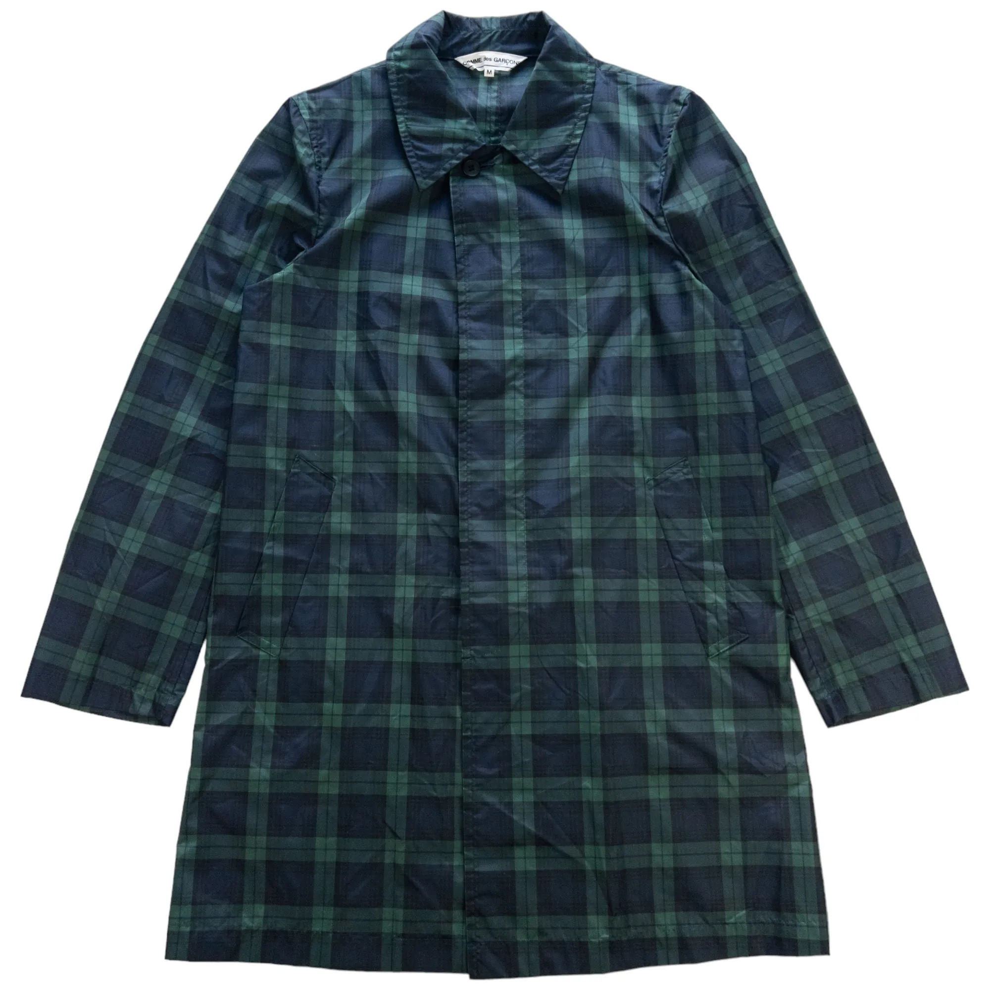 Vintage Comme Des Garcons Tartan Raincoat Size M