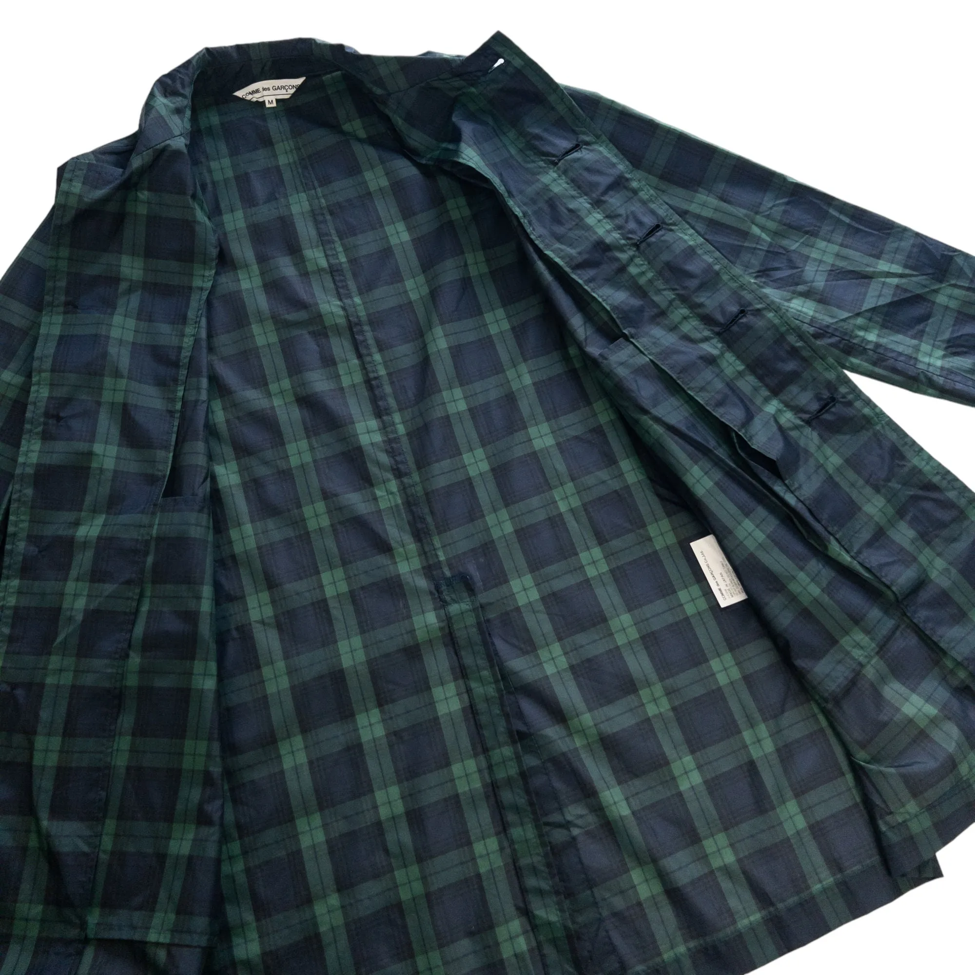 Vintage Comme Des Garcons Tartan Raincoat Size M