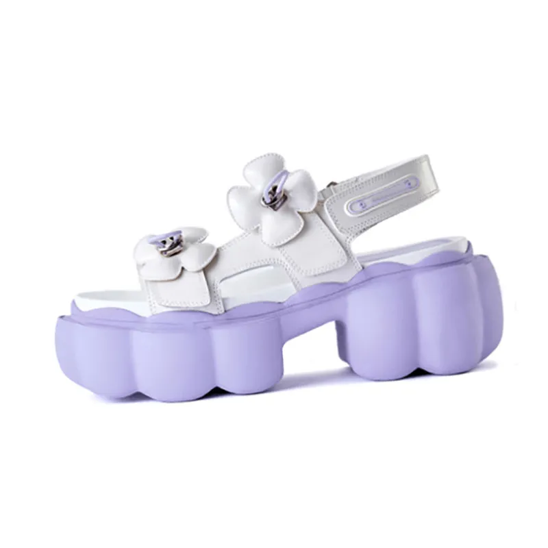 Women Velcro Platform Sandals 