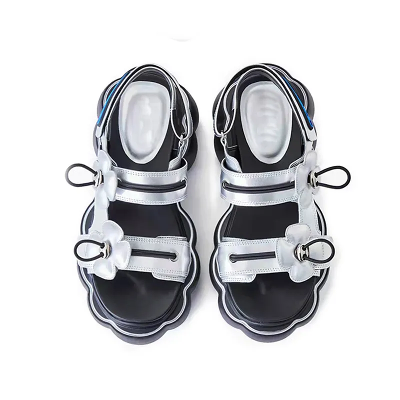 Women Velcro Platform Sandals 