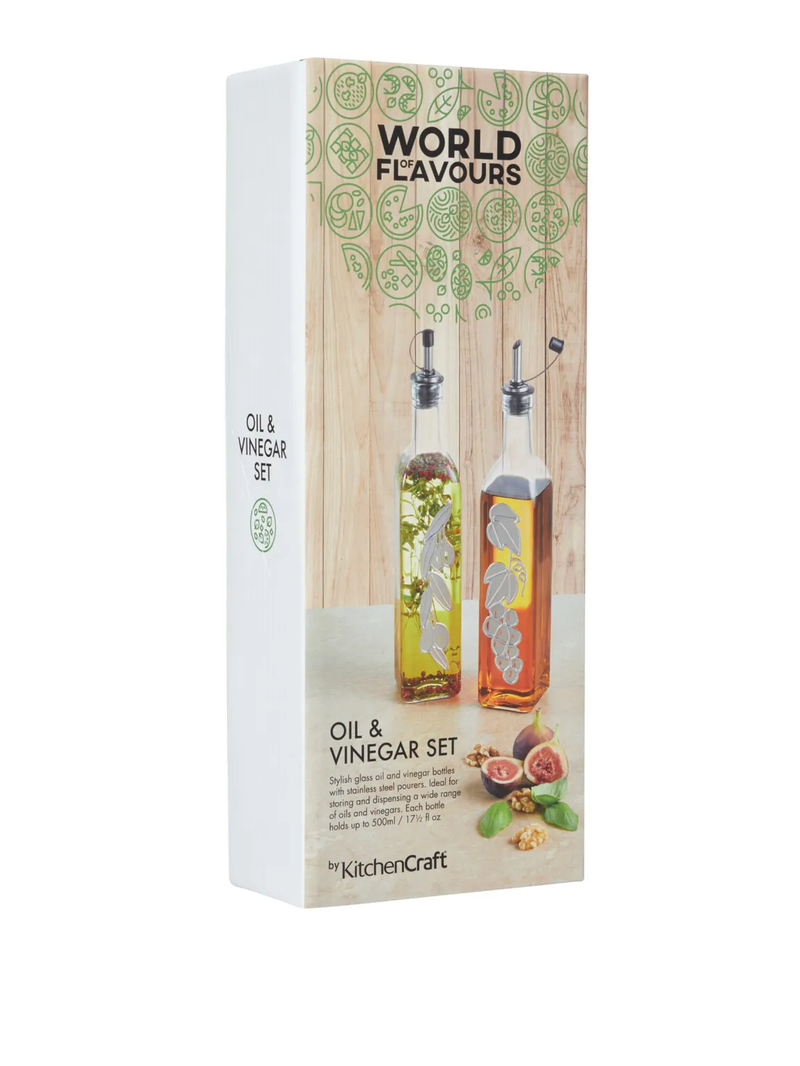 World of Flavours Italian Oil and Vinegar Bottles