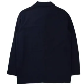 YMC Navy Boucle Lined Jacket