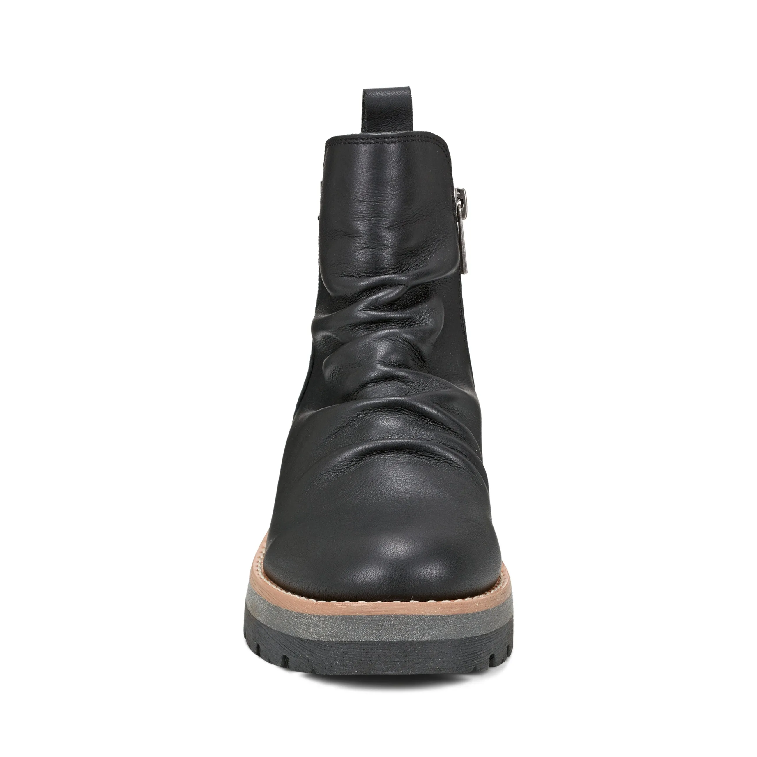 Yonder Waterproof Ruched Lug Sole Casual Booties