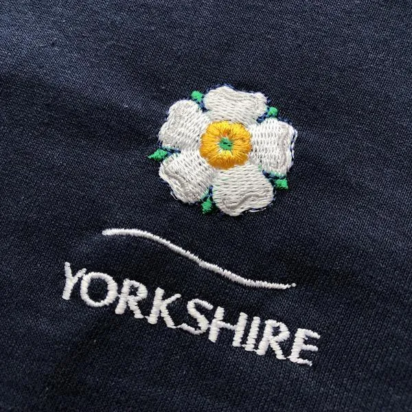 Yorkshire Rose Navy Raincoat Jacket